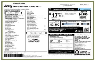 2018 Jeep Grand Cherokee Trailhawk HEMI 4x4