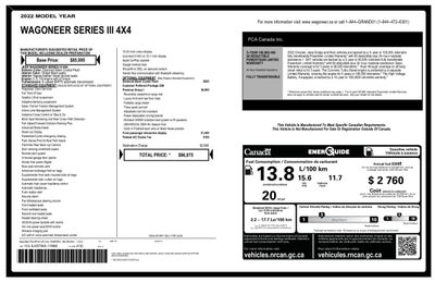 2022 Jeep Wagoneer Series III 4x4