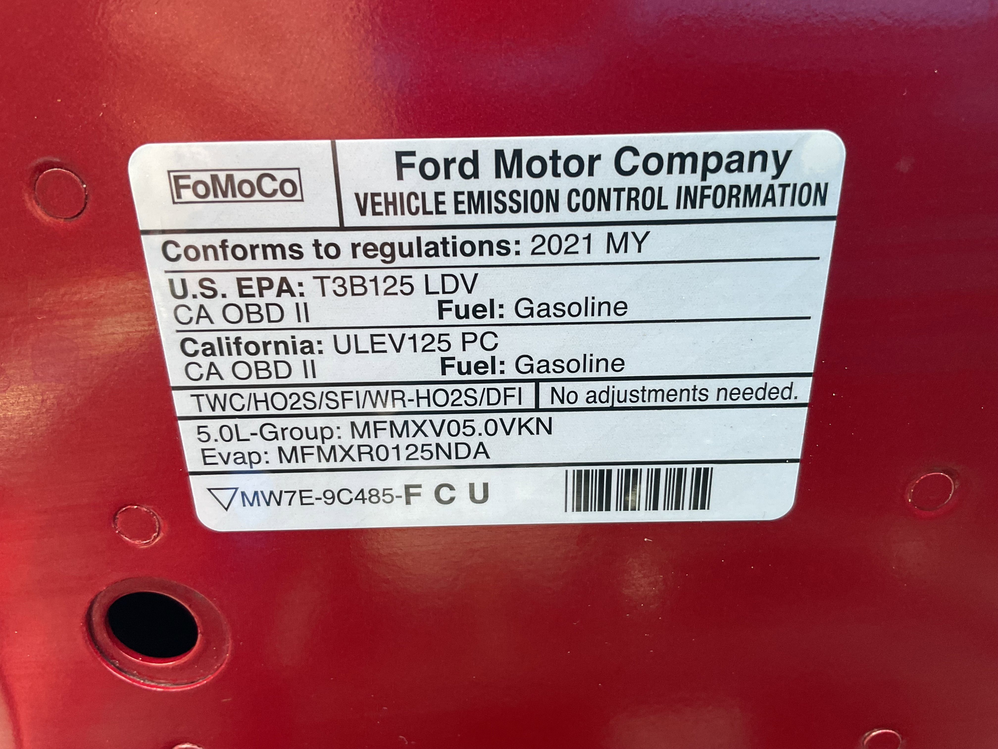 2021 Ford Mustang GT Premium w/ Performance Package