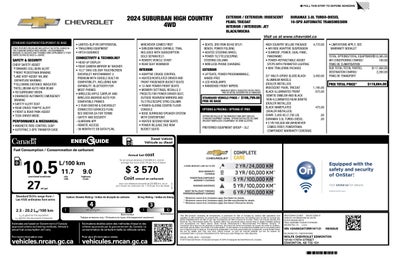 2024 Chevrolet Suburban High Country 4x4 Duramax Diesel
