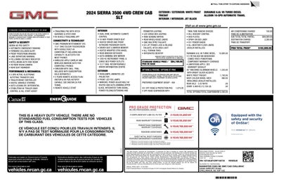 2024 GMC Sierra 3500HD SLT Duramax Diesel 4x4