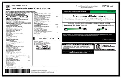 2022 RAM 3500 Limited Dual Wheel HO Diesel