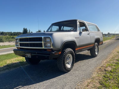 1980 Dodge Ramcharger Macho 4WD AW1