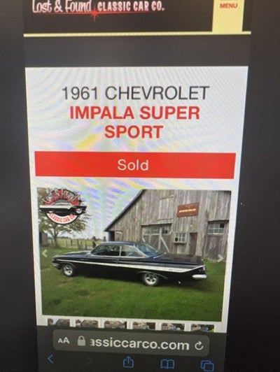 1961 Chevrolet Impala Impala SS 4 speed