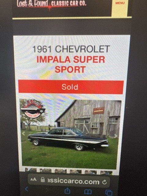 1961 Chevrolet Impala Impala SS 4 speed