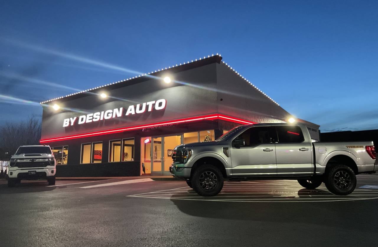 exterior view of By Design Auto in Burlington WA