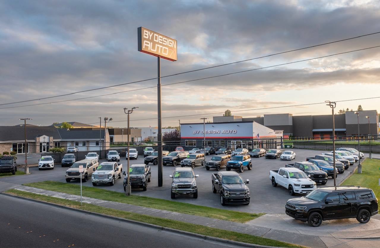 exterior view of By Design Auto in Burlington WA